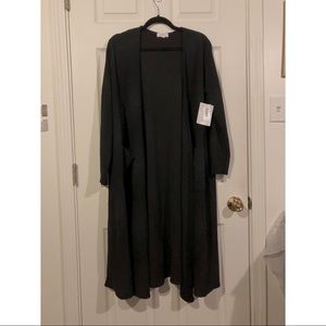 LuLaRoe Sarah Cardigan - Solid Black, L